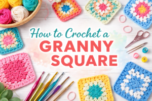 How to Crochet a Granny Square – Beginner to Advanced