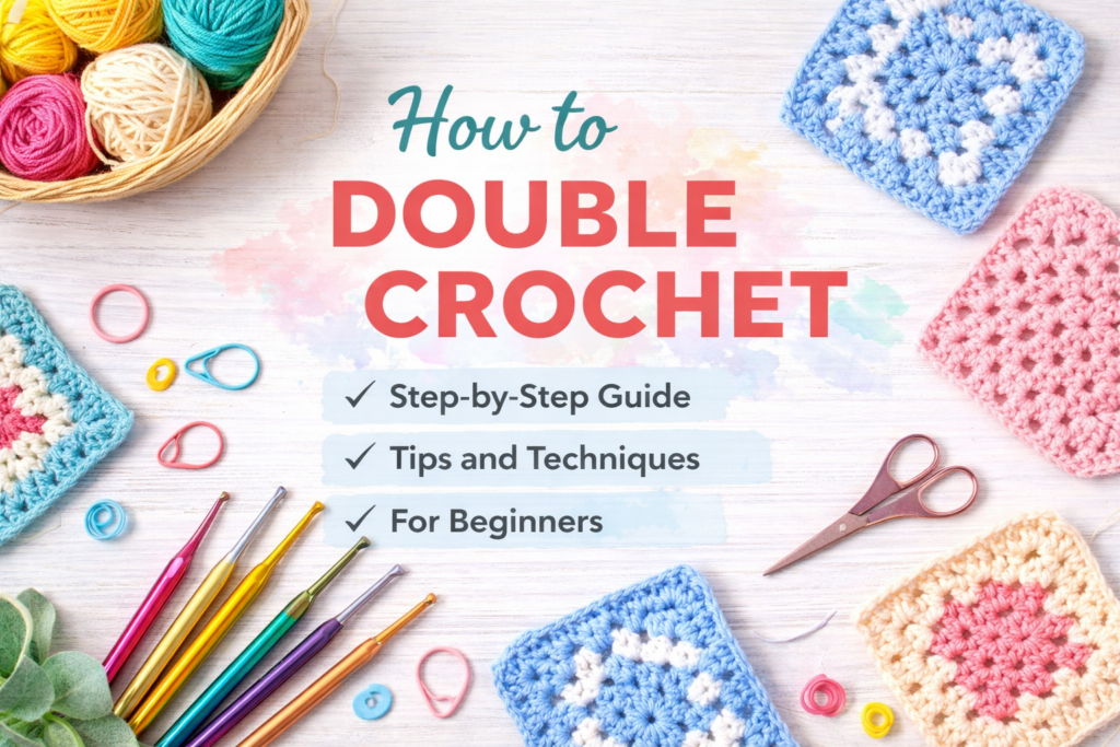 how to double crochet