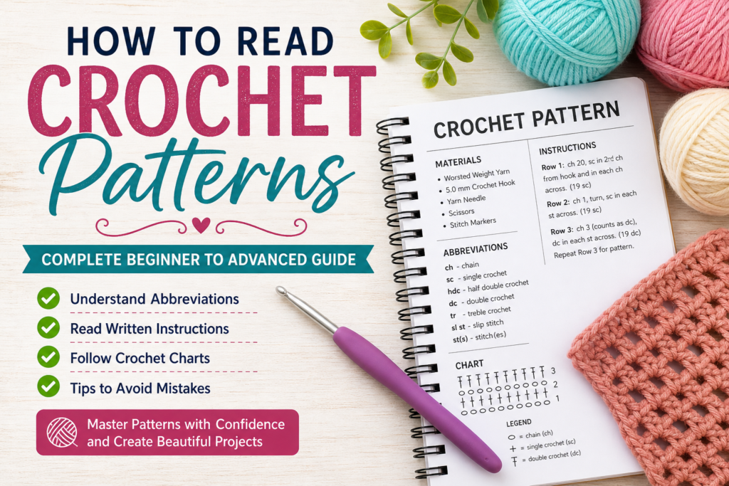 how to read crochet patterns